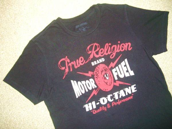 ２回使用★TRUE RELIGION ★Ｔシャツ★Ｍ黒★ハワイで購入_画像1