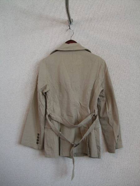 MOUTHVALLEYベージュトレンチショートコート（USED）31914②)_画像3