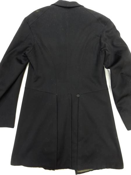  Vintage редкий 1900S~1920S Victoria n шерсть sak tailored jacket пальто редкость черный чёрный античный кромка карман 