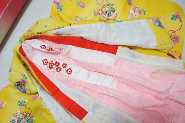 ◆七五三 小物◆3歳女の子用*被布コート＆お祝著物　草履18㎝