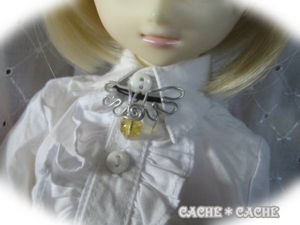 TET12cache*cache天使の羽根アクセサリー(WH/Y)両羽根チョーカー
