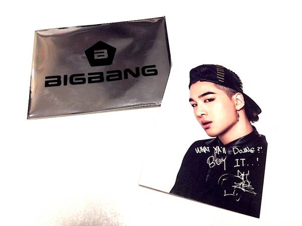 BIGBANG DOME Tour CANDY сладости карта SOLteyan