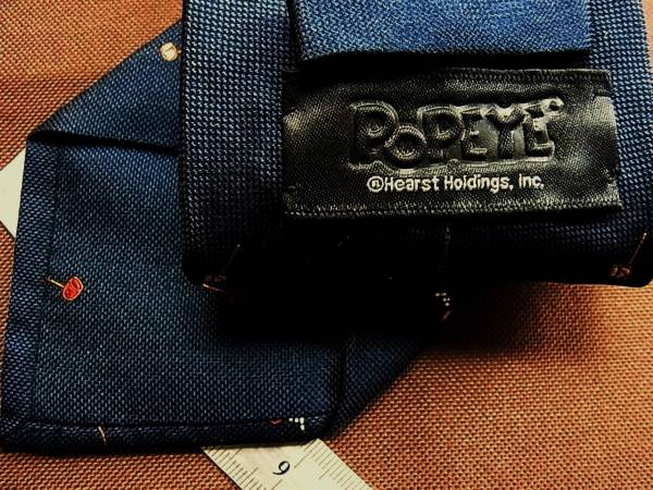0^o^0ocl?kc0465④ポパイ?パイプ刺繍ネクタイ
