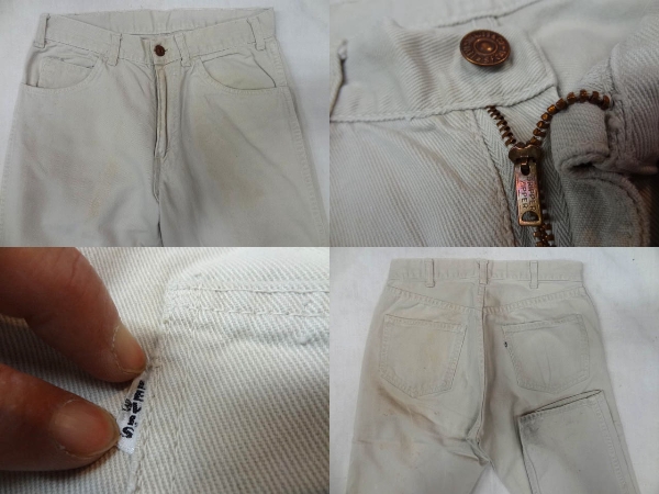  копия LEVIS Levi's белый tab большой E тонкий Silhouette брюки редкий цвет крем слоновая кость белой серии gripper 606 нравится тоже 
