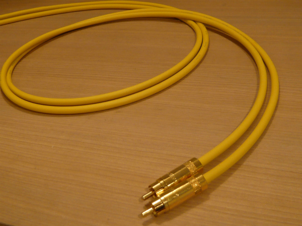 ★ 即決ペア RCAケーブル カナレ L-4E6S 5.5m 黄 NEUTRIK 金メッキ (L.R識別処理可) ★