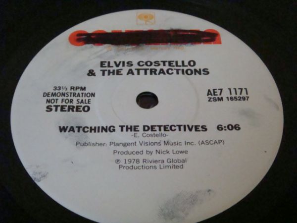 7★ELVIS COSTELLO/Live At Hollywood High(US-ORIG PROMO)