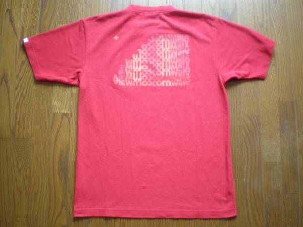 COLUMBIA GRT 速乾性 Tシャツ S レッド系 コロンビアGear for Rugged Trekking and Travel半袖 カットソー アウトドア キャンプ ハイキング_画像2