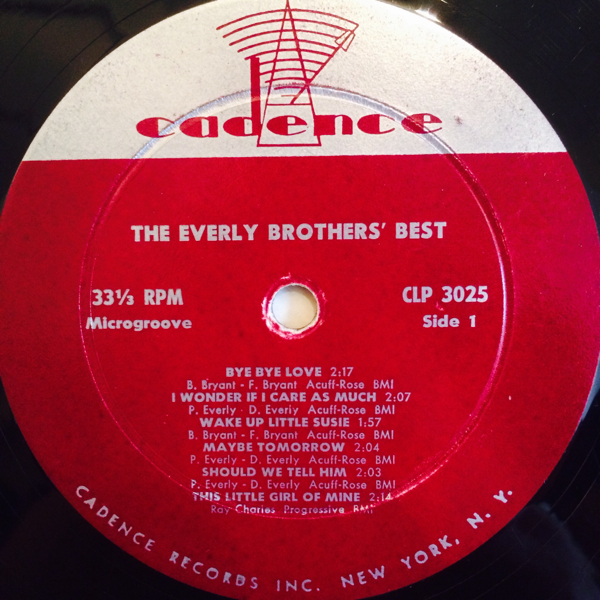 US Orig EVERLY BROTHERS LP オールディーズ ロカビリー_画像3