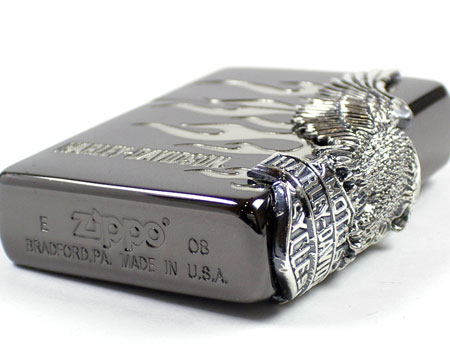 【新品未使用】zippo 　　HARLEYサイドメタル　HDP-02