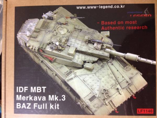 ☆送料無料☆ LEGEND 1/35 IDF MBT Merkava Mk.3 BAZ Full kit　メルカバ