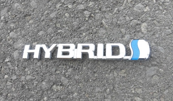 ZVW41W Prius α fender HYBRID hybrid original emblem 