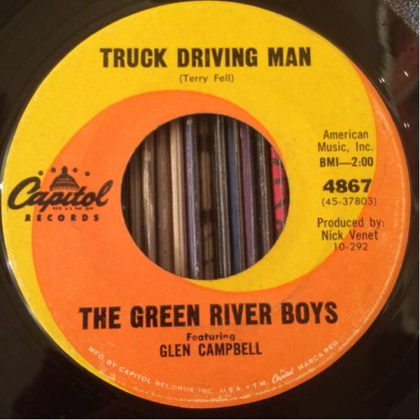 US Orig THE GREEN RIVER BOYS 7inch TRUCK DRIVING MAN_画像1