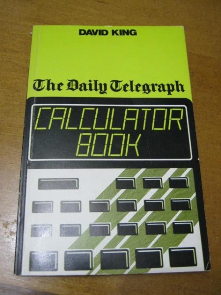 【電卓】英國 デイリーテレグラフ社刊 CALCULATOR BOOK