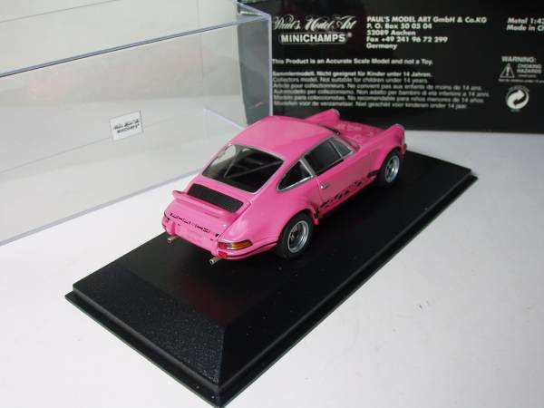 * распроданный Model Fahrzeug специальный заказ 1/43 Porsche PorscheCarreraRSR розовый 