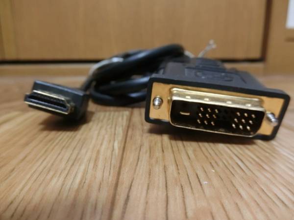 HDMI-DVI変換ケーブル/金メッキ3m_画像2