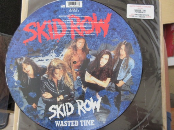 Z)ピクチャー盤/SKID ROW(スキッド・ロウ)/限定 Wasted Time_画像1