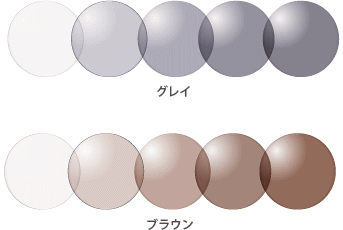 送料無料☆太陽で色が変わる☆2枚1組調光レンズ1.55非球面レンズ_撥水コート付