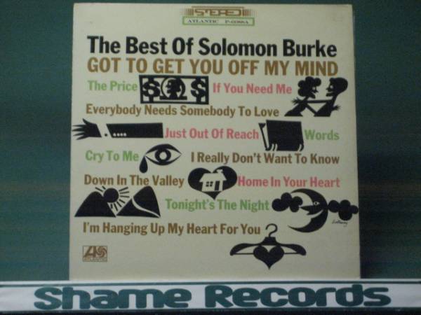 Solomon Burke - The Best Of/バート・ラッセル作 CRY TO ME/ 60's DEEP SOUL/5点送料無料/ If You Need Me /LP_画像1