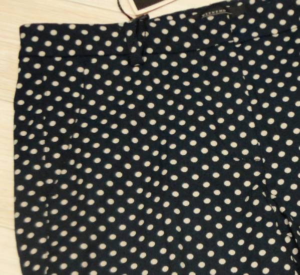 新品85%OFF マックスマーラ　Max Mara　デザインパンツ　ネイビー　38サイズ