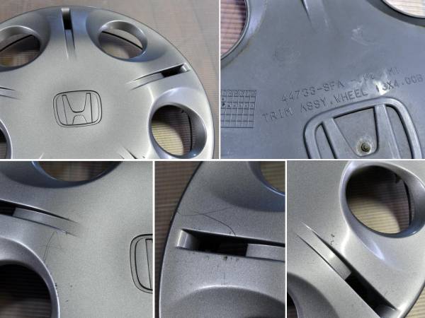 ライフ(JB5)用◆ホンダ純正ホイールキャップ13インチ 中古4枚SET（水洗いクリーニング済み＆安心の箱詰発送）