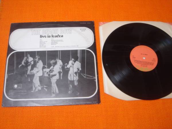 LPレコード★ビーチ・ボーイズ（THE BEACH BOYS）『Live In London』1970年★Darlin'、Sloop John B.、California Girls、Good Vibrations_画像2