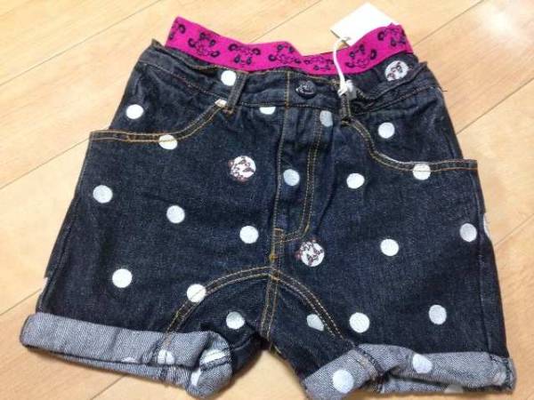  новый товар g ковер la немедленно полная распродажа Panda × точка Short рисунок Denim 120 6615 иен 