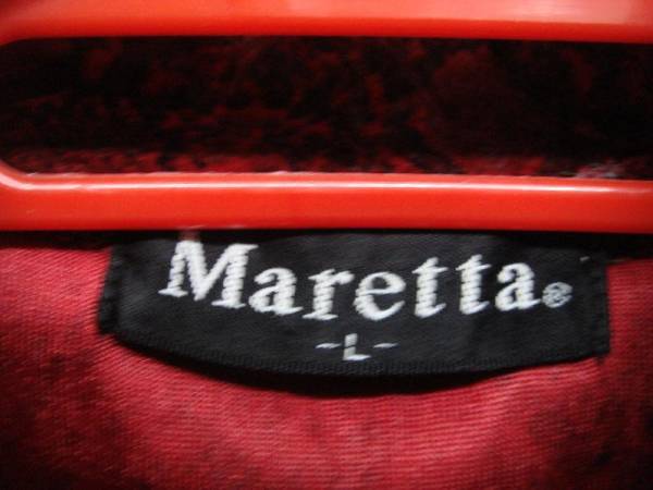 ＵＳＥＤ Ｍａｒｅｅｔｔａ 赤 ベルベット風ベスト Ｌ モ_画像3