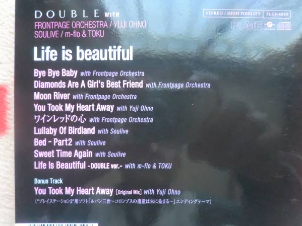 CD DOUBLE【Life is beautiful】_画像2