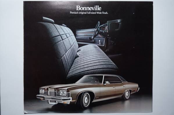  imported car catalog Pontiac Bonneville / coupe / 4-door /1973 year 