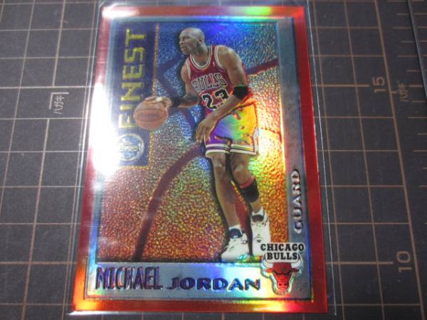 激レア 8枚?限定 Michael Jordan 95-96 Finest Orange Test Ref_画像1