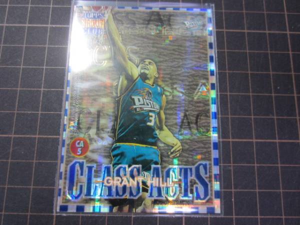 激レアパラ！ Grant Hill ＆ Christian Laettner ＜ 96-97 Stadium Club Class Acts Atomic Refractor 1:192 ＞ アトミックリフラクター_画像1