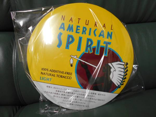  not for sale american Spirit can bachi manner large signboard yellow 