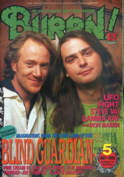 BURRN '95/5 BLIND GUARDIAN UFO FIGHT STEVE VAI GAMMA RAY