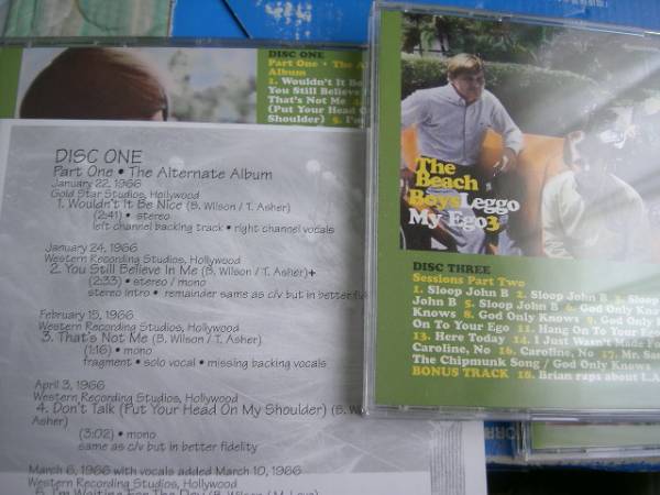 BEACH BOYS LEGGO MY EGO PET SOUNDS 3CD быстрое решение 