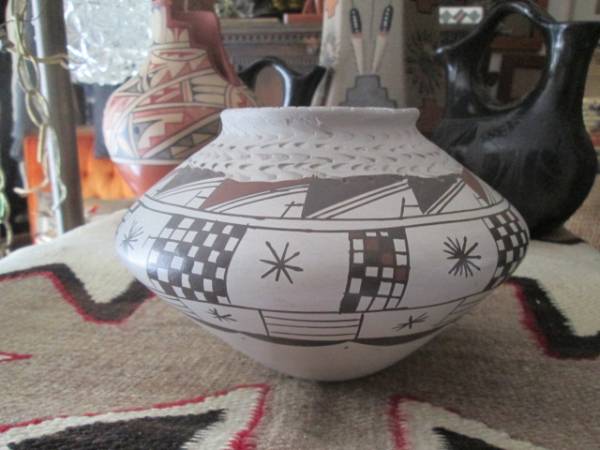 希少品！アンティークVery old ネイティブアメリカン ポタリー壷 アリゾナ州/プエブロ30'sビンテージナバホ族ペンドルトンチマヨ古著ホピ