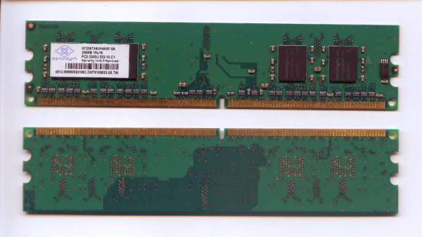 【NANYA】256MB DDR2-PC2-3200U-333-240pin SD-RAM DIMM＝単品_【NANYA】DDR2-256MB PC2-3200U