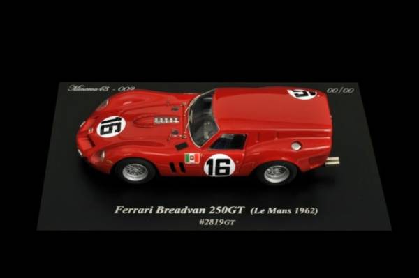 MINERVA43 1/43 キット Ferrari Breadvan 250GT LM 1962 AMR_画像3