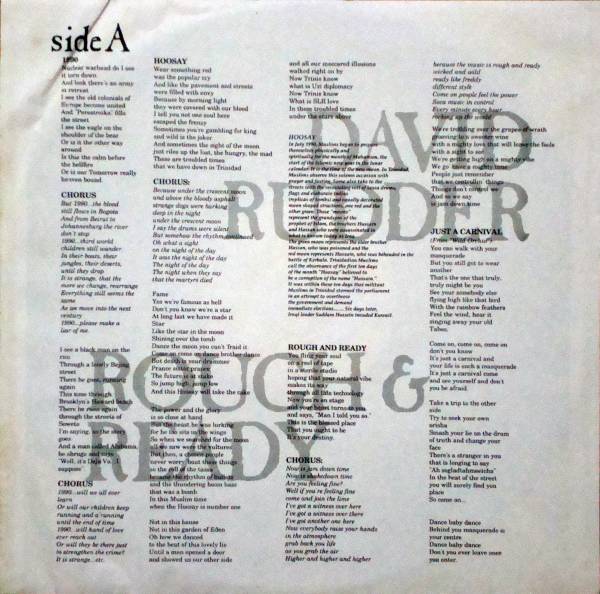 ◆DAVID RUDDER/ROUGH & READY (BARBADOS LP)_画像3