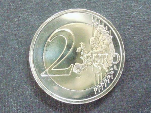 マルタ　２ユーロ記念　２０１５年　独立宣言　未使用_画像2