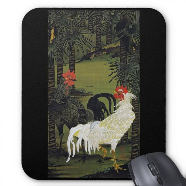 . wistaria ..[ moving ...]. inside [.. male chicken map ]. mouse pad ( photo pad )