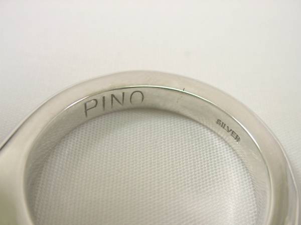 PINO ピノ シルバー製 グリーンカラーストーン リング(指輪)_画像3