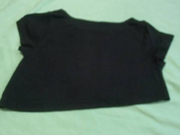 ▲Dolly Ribbon 黒色 半袖Tシャツ ショート丈 120cm ボレロの画像2
