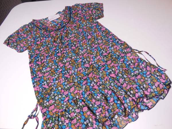  tag equipped Michel Klein iiMK floral print tunic lovely M postage 250 jpy 