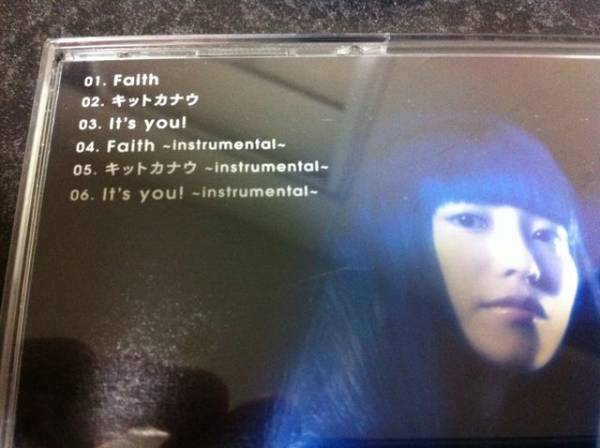 即決 美品 miwa CD トリプルタイアップ「Faith」通常盤_画像3