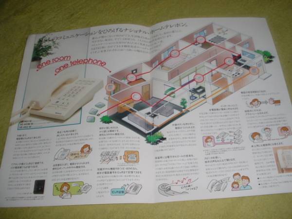  prompt decision! Showa era 59 year 1 month National Home telephone 106 catalog 