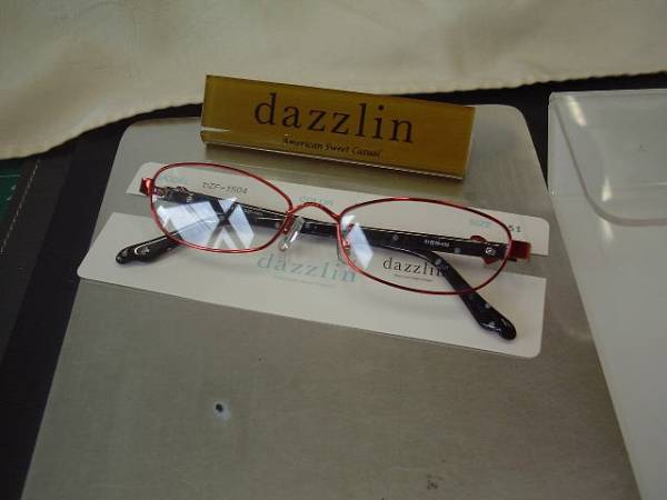 ダズリン dazzlin 眼鏡フレームDZF-1504-4ハートがお洒落 可愛い_画像1