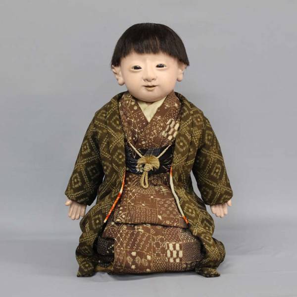 即決！◆ 明治　三つ折れ人形　６０cm ◆ 抱き人形 市松人形
