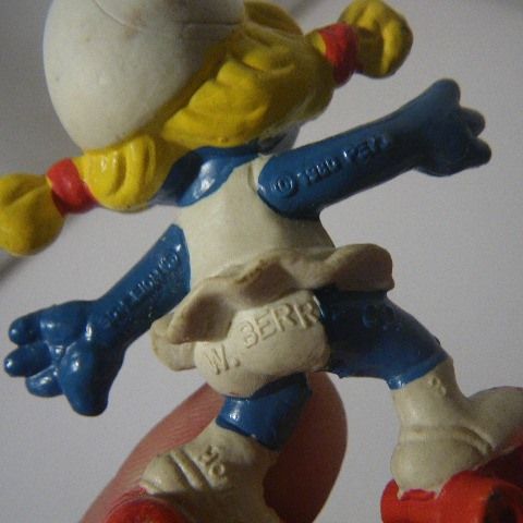 ビンテージ スマーフ PVC フィギュア SMURF c122_画像3