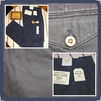  Junk город *W-73 Moss индиго indigo голубой хлопок two tuck брюки 
