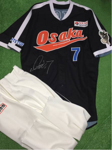 糸井嘉男 引退 ORIX7 糸井 ´15実使用 大阪クラシック 近鉄復刻 糸井嘉男 引退 ORIX7 糸井 ´15実使用 大阪クラシック 近鉄復刻